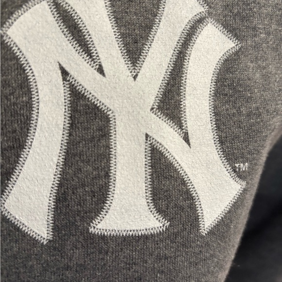 Mitchell & Ness Gray Hoodie with White Logo - Picture 5 of 6